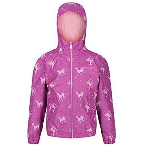 Ellison gevoerde waterdichte shelljas met opdruk met capuchon en zakken