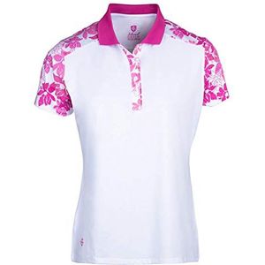 Island GREEN Dames 2022 IGLTS2056 Iris Bloemenprint Golf Polo Shirt
