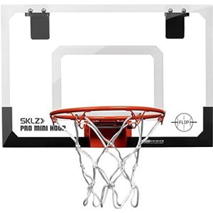 SKLZ Pro Mini Hoop Flip Over-de-Deur Basketbalhoepel met Opklapbare Rand