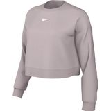 Nike Dames Sweatshirt Sportswear Phnx FLC OOS Crew, Platinum Violet/Sail, DQ5761-019, S