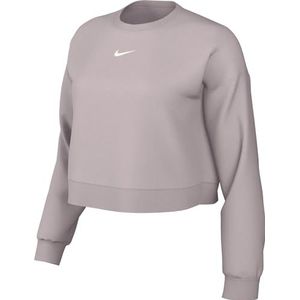 Nike Dames Sweatshirt Sportswear Phnx FLC OOS Crew, Platinum Violet/Sail, DQ5761-019, S