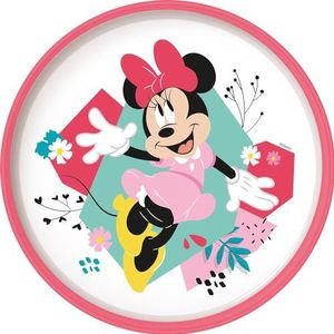 Disney Minnie Mouse kunststof met antislip onderkant, wit en roze