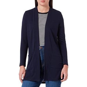 TOM TAILOR Dames Gebreid vest met zakken 1032699, 30025 - Navy Midnight Blue, XXS