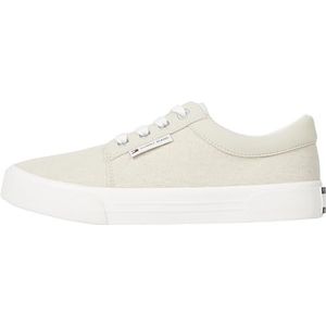 Tommy Jeans Dames TJW Vulc Skate Derby gevulkaniseerde sneaker, krantenpapier, 5 UK, Krantenpapier, 38 EU