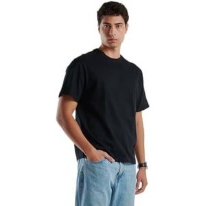 United Colors of Benetton T-shirt heren, Zwart, L