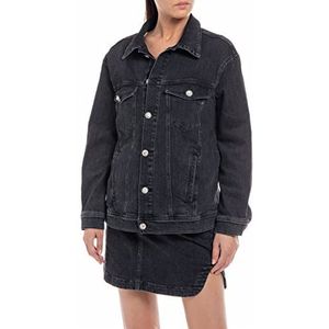 Replay Jeansjack voor dames, donkergrijs 097, S