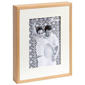 walther design fotolijst wit 15 x 20 cm houten portretlijst met houten passe-partout, Dubbel YP520W