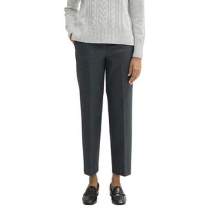 TOM TAILOR Dames Mia Straight broek, 36608 - Classic Heringbone Strucutre, 34W / 30L