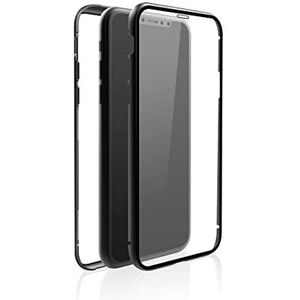 Black Rock beschermhoes""360 ° Glass"" (voor Apple iPhone X/Xs, perfecte bescherming, slank design, kunststof, cover 360°) zwart