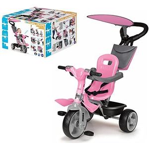 Feber - Baby Plus Music Pink, roze driewieler voor jongens en meisjes van 9 maanden tot 3 jaar (Famosa 800012132)
