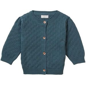 Noppies Baby Vinco Cardigan voor babymeisjes en meisjes, lange mouwen, gebreid vest, Stormy Weather - P859, 62 cm