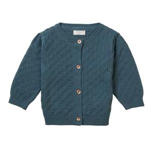 Noppies Baby Vinco Cardigan voor babymeisjes en meisjes, lange mouwen, gebreid vest, Stormy Weather - P859, 62 cm