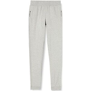 Champion Legacy American Classics Pocket Logo High Waist Rib Cuff joggingbroek voor dames, lichtgrijs gemêleerd., L