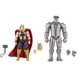 Hasbro Marvel Legends-serie Thor versus Marvel's Destroyer, Avengers 60-jarig jubileum Collectible 6-inch actiefiguren