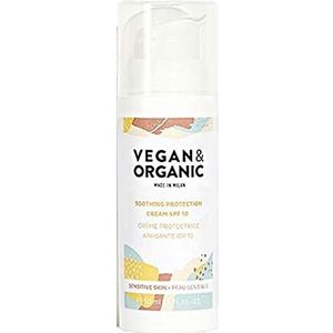 Vegan & Organic Hydraterende gezichtscrème Bio - zonnefilter SPf10-, 50 milliliter