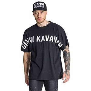 Gianni Kavanagh Zwart Zoom oversized T-shirt, XS heren, blue, XS