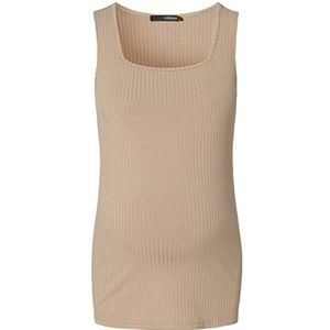 Supermom Dames Tee mouwloos vierkant T-shirt, Desert Taupa - P818, 44