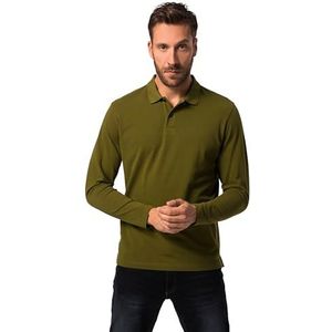 JP1880 - Shirt - Olijfgroen - Lange Mouw - Polokraag
