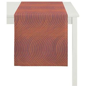 Apelt Runner, polyester, rood, 48 x 140 x 0,2 cm