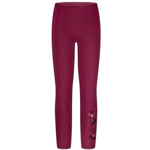 SALT AND PEPPER Thermische leggings voor meisjes, eenhoorn, uitrusting voor baby's en peuters, Red Violet, 98