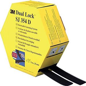 3M Sj-354D Dual Lock - Flexibele Druksluiting, 25 mm X 5 M, (1 Stuk)