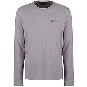 Regatta Heren Karter Coolweave katoenen T-shirt met lange mouwen en jersey/polo's/vesten (Pack van 1)