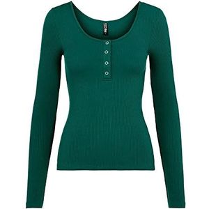 Bestseller A/S Dames Pckitte Ls Top Noos Bc shirt met lange mouwen, Trekking green, XS