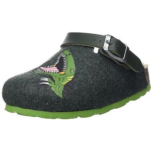 Superfit Pantoffels met voetbed voor jongens, Groen 7010, 31 EU