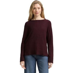 TOM TAILOR - Trui - Bourgogne - Knitwear - Lange Mouw