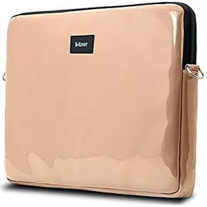 b-Kover Laptophoes voor 17 inch laptop, waterdicht, gevoerd, MSI/Acer/HP/Lenovo/(beige)