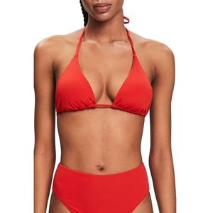 ESPRIT Gewatteerde triangel-bikini, dark red, 42