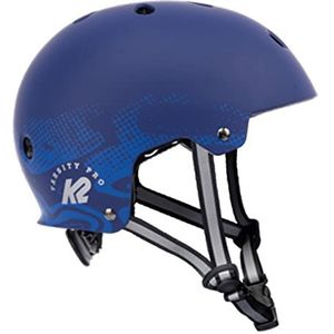 K2 Varsity Pro Skate helm voor volwassenen, uniseks, marineblauw, maat M (55-58 cm)
