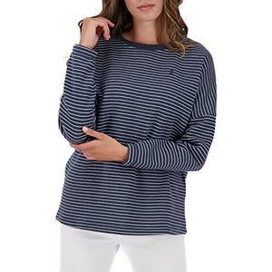 Alife and Kickin - DeniseAK Z - Sweatshirt - Marine/Wit - Losse Pasvorm