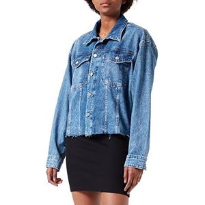 Q/S designed by Cropped Jeans voor dames, oceaanblauw, S