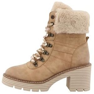 Tom Tailor Dames 8490040002 enkellaarzen, zand, 39 EU, zand, 39 EU