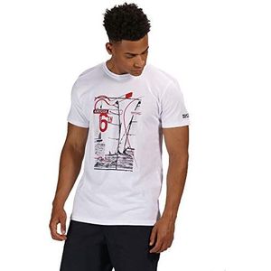 Regatta Mannen Cline Iii Coolweave ronde hals grafisch T-shirt