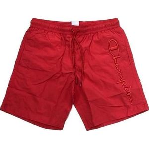 Champion Legacy Beachshorts AC Tonal Logo zwembroek shorts, scharlakenrood, XXL voor heren