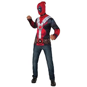 Rubie's 889841L Officiële Deadpool Marvel Book Day Superheld Kostuum Outfit, Volwassenen, Rood, 810957