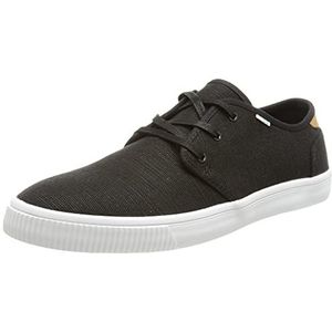 TOMS Carlo Sneaker voor heren, Zwart Heritage Canvas, 40.5 EU