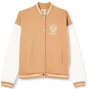 Garcia Kids Meisjescolbert + Gilet College-jas, Sandy Desert, 128/134