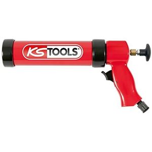 KS Tools - 515.3915 - Pneumatisch Siliconenpistool - Rood - 310 ml