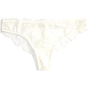 Koton Braziliaans slipje met normale taille voor dames, Weiß - Wit (Wit), S