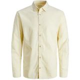 Jjesummer Ls Sn Linen Shirt, French Vanilla, L