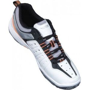 VICTOR 827 VICTOR V-9000 Brede vorm, Unisex - Volwassenen Sportschoenen - Indoor, Wit Oranje Wit Zwart, 37 EU Breed