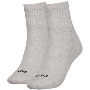 Puma - Heart Logo Crew - Sokken - Grey Melange - 2-pack