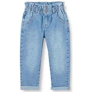 United Colors of Benetton Broek voor meisjes, lichtblauw denim 902, 12 Maanden