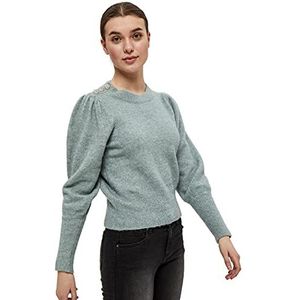 DESIRES Dames GEA Pullover Sweater, Slate Blue Melange, XL