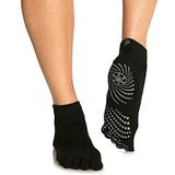 Gaiam - Grippy Yoga Socks - Anti-Slip Yogasokken - Zwart