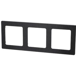 Aluminium wandbord Duits/Frans 3 sleutels zwart