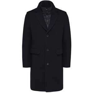 SELETED HOMME Slhjoseph Wool Coat Noos lange jas voor heren, zwart, S